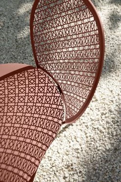 Lorette Bench - / Perforated Metal - L 134 Cm - Fermob -Coffee Tables Sales Shop bench lorette black cherry madeindesign 384674 product800