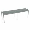 Luxembourg Bench - 3/4 Seats / L 145 Cm - Aluminium - Fermob -Coffee Tables Sales Shop bench luxembourg gris lapilli madeindesign 405237 product800