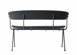 Officina Bench - / Fabric - L 125 Cm - Magis -Coffee Tables Sales Shop bench officina dark grey fabric black structure madeindesign 291202 product800