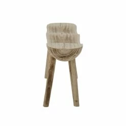 Sasuke Bench - / Hand-sculpted Paulownia Wood - L 100 Cm - Bloomingville -Coffee Tables Sales Shop bench sasuke natural wood madeindesign 388813 product800