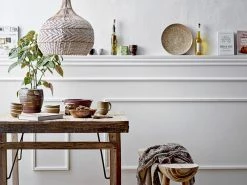 Sasuke Bench - / Hand-sculpted Paulownia Wood - L 100 Cm - Bloomingville -Coffee Tables Sales Shop bench sasuke natural wood madeindesign 388814 product800