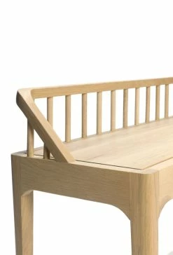 Spindle Bench - / Solid Oak L 150 Cm - Ethnicraft -Coffee Tables Sales Shop bench spindle oak madeindesign 349896 product800