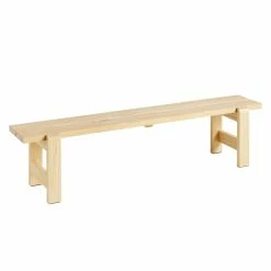 Weekday Bench - / L 190 Cm - Wood - Hay