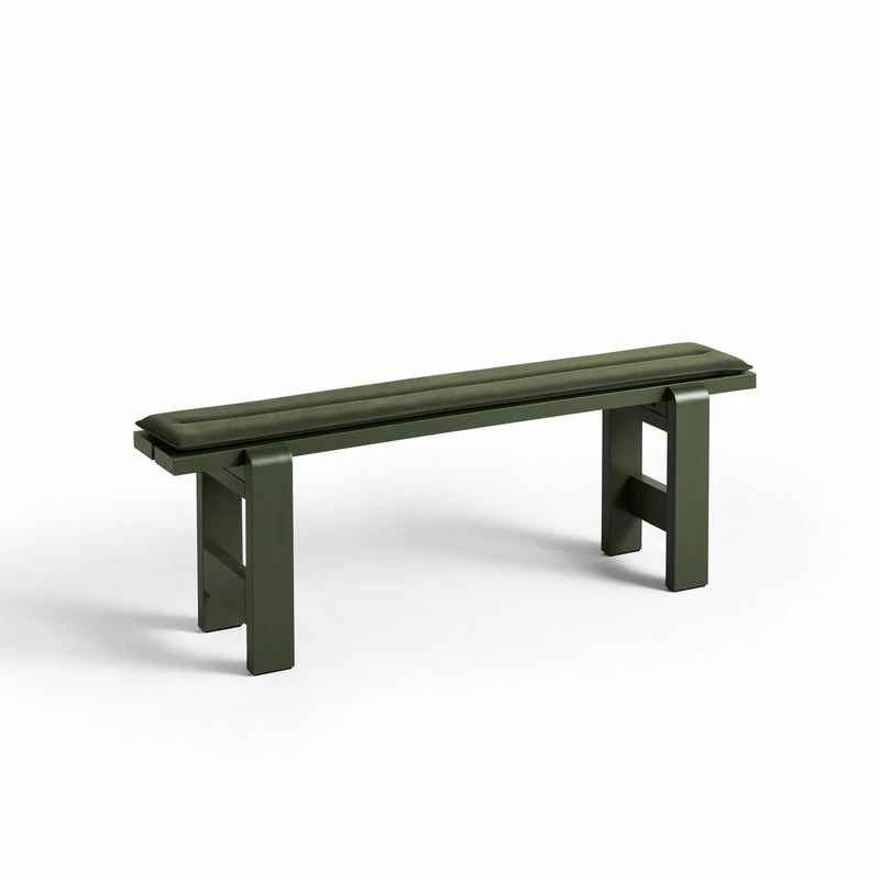 Weekday Bench - / L 140cm - Wood - Hay 4 Weekday Bench - / L 140cm - Wood - Hay - Image 2