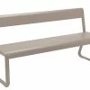 Bellevie Bench With Backrest - L 161 Cm / 4 Persons - Fermob -Coffee Tables Sales Shop bench with backrest bellevie nutmeg madeindesign 268363 product800