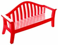 Giulietta Bench With Backrest - Serralunga