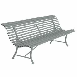 Louisiane Bench With Backrest - / W 200 Cm - Metal - Fermob