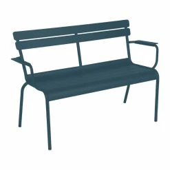 Luxembourg Bench With Backrest - / 2 Seats - L 131 Cm - Fermob