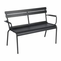 Luxembourg Bench With Backrest - / 2 Seats - L 131 Cm - Fermob