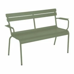 Luxembourg Bench With Backrest - / 2 Seats - L 131 Cm - Fermob