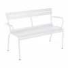 Luxembourg Bench With Backrest - / 2 Seats - L 131 Cm - Fermob -Coffee Tables Sales Shop bench with backrest luxembourg cotton white madeindesign 402441 product800