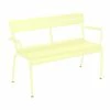 Luxembourg Bench With Backrest - / 2 Seats - L 131 Cm - Fermob