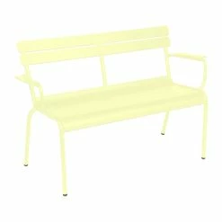 Luxembourg Bench With Backrest - / 2 Seats - L 131 Cm - Fermob