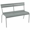 Luxembourg Bench With Backrest - / 2-3 Seats - L 118 Cm - Aluminium - Fermob 1 Luxembourg Bench With Backrest - / 2-3 Seats - L 118 Cm - Aluminium - Fermob -Coffee Tables Sales Shop bench with backrest luxembourg gris lapilli madeindesign 405293 product800