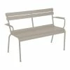 Luxembourg Bench With Backrest - / 2 Seats - L 131 Cm - Fermob -Coffee Tables Sales Shop bench with backrest luxembourg nutmeg madeindesign 402417 product800