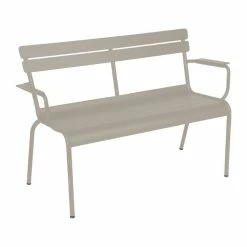 Luxembourg Bench With Backrest - / 2 Seats - L 131 Cm - Fermob