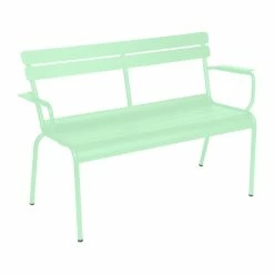 Luxembourg Bench With Backrest - / 2 Seats - L 131 Cm - Fermob