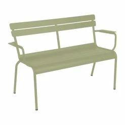 Luxembourg Bench With Backrest - / 2 Seats - L 131 Cm - Fermob
