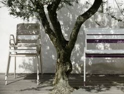 Monceau Bench With Backrest - 2/3 Seaters - L 116 Cm - Fermob -Coffee Tables Sales Shop bench with backrest monceau cactus madeindesign 268664 product800