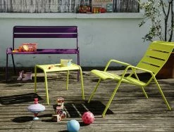 Monceau Bench With Backrest - W 116 Cm - 2 To 3 Guests - Fermob -Coffee Tables Sales Shop bench with backrest monceau nutmeg madeindesign 247939 product800