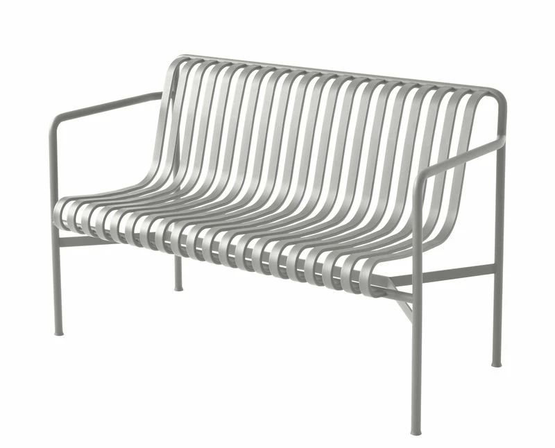 Palissade Bench With Backrest - W 128 Cm - R & E Bouroullec - Hay 3 Palissade Bench With Backrest - W 128 Cm - R & E Bouroullec - Hay