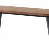 Y&M Bench - Wood & Metal / L 120 Cm - RS BARCELONA -Coffee Tables Sales Shop bench y m wood black legs madeindesign 254324 product800