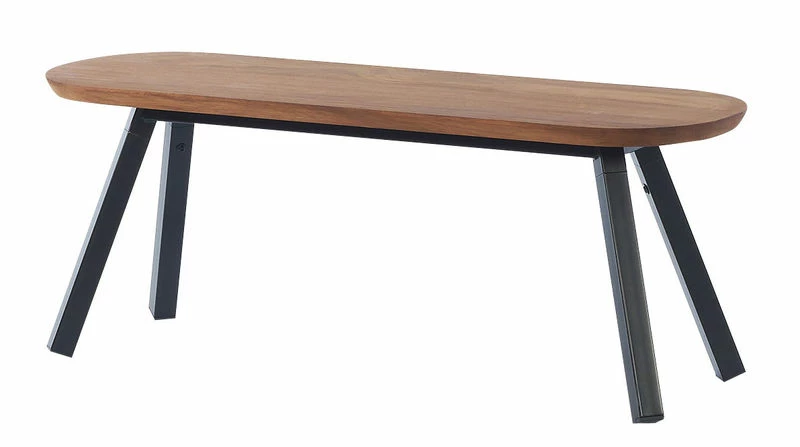 Y&M Bench - Wood & Metal / L 120 Cm - RS BARCELONA 3 Y&M Bench - Wood & Metal / L 120 Cm - RS BARCELONA