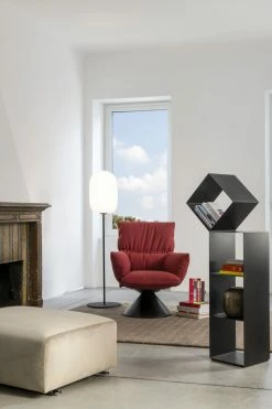 Drop Bookcase - / Nendo, 2012 - L 54 X H 140 Cm / Metal - Cappellini -Coffee Tables Sales Shop bookcase drop black madeindesign 391070 product800