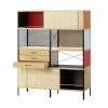 Eames Storage Unit ESU Bookcase - / L 120 X H 148 Cm - Eames, 1949 - Vitra -Coffee Tables Sales Shop bookcase eames storage unit esu multicoloured wood madeindesign 372354 product800