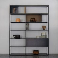 Easy Irony Bookcase - / With Drawer Units - L 178 X H 226 Cm - Zeus
