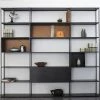 Easy Irony Bookcase - / With Drawer Units - L 250 X H 226 Cm - Zeus -Coffee Tables Sales Shop bookcase easy irony copper black bronze madeindesign 305628 product800