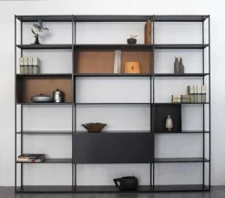Easy Irony Bookcase - / With Drawer Units - L 250 X H 226 Cm - Zeus