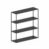 Easy Irony Bookcase - / L 104 X H 114 Cm - Zeus 1 Easy Irony Bookcase - / L 104 X H 114 Cm - Zeus -Coffee Tables Sales Shop bookcase easy irony copper black madeindesign 401363 product800