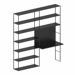 Easy Irony Bookcase - / Built-in Desk - L 177 X H 226 Cm - Zeus