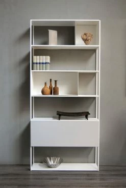 Easy Irony Bookcase - / With Drawer Units - L 104 X H 226 Cm - Zeus