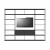 Easy Irony TV Bookcase - / Compo F - L 292 X H 226 Cm - Zeus 2 Easy Irony TV Bookcase - / Compo F - L 292 X H 226 Cm - Zeus -Coffee Tables Sales Shop bookcase easy irony tv sanded black copper madeindesign 366957 product800