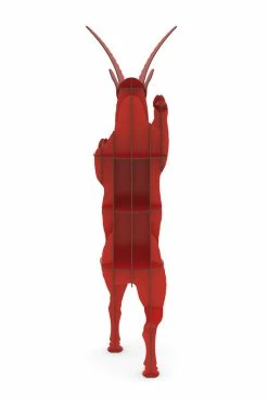 Fausto Bookcase - H 205 Cm - Ibride -Coffee Tables Sales Shop bookcase fausto red madeindesign 190501 product800