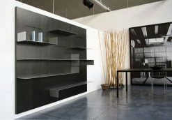 IWall Bookcase - Wall Board - L 80 Cm X H 190 Cm - Zeus -Coffee Tables Sales Shop bookcase iwall black madeindesign 155714 product800