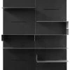 IWall Bookcase - Composition With 2 Boards - L 160 X H 190 Cm - Zeus 1 IWall Bookcase - Composition With 2 Boards - L 160 X H 190 Cm - Zeus -Coffee Tables Sales Shop bookcase iwall black madeindesign 155750 product800