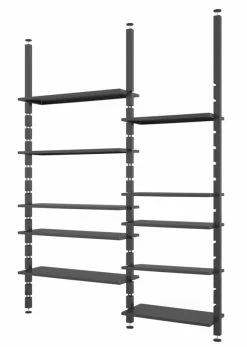Kasper Bookcase - / Ceiling Fixation - L 185 Cm X H 240/246 Cm - Zeus