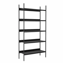Lot Bookcase - / Metal - L 100 X H 200 Cm / 6 Shelves - Bloomingville -Coffee Tables Sales Shop bookcase lot black madeindesign 341959 product800