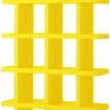 My Book Bookcase - H 184 Cm - W 138 Cm - Slide -Coffee Tables Sales Shop bookcase my book yellow madeindesign 191493 product800