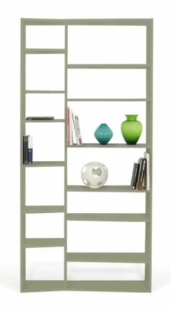 New York 001 Bookcase - L 108 X H 224 Cm - POP UP HOME -Coffee Tables Sales Shop bookcase new york 001 grey madeindesign 265043 product800