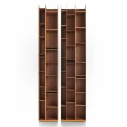 Random 3C Bookcase - / L 46 X H 217 Cm - MDF Italia -Coffee Tables Sales Shop bookcase random 3c walnut madeindesign 352556 product800