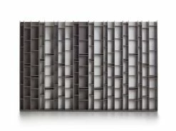 Random 3C Bookcase - L 46 X H 217 Cm - MDF Italia -Coffee Tables Sales Shop bookcase random 3c white madeindesign 273694 product800