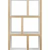 Rotterdam Bookcase - L 70 X H 198 Cm - POP UP HOME -Coffee Tables Sales Shop bookcase rotterdam l 70 cm white plywood edges madeindesign 239391 product800