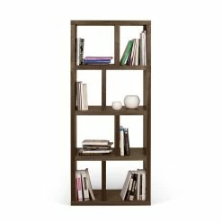 Rotterdam Bookcase - / L 70 X H 159 Cm - POP UP HOME -Coffee Tables Sales Shop bookcase rotterdam walnut madeindesign 377706 product800