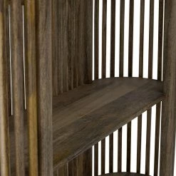 Sali Bookcase - / Mango Wood - L 121 X H 172 Cm - Bloomingville -Coffee Tables Sales Shop bookcase sali mango wood madeindesign 389052 product800