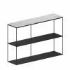 Slim Marbre Bookcase - / L 124 X H 83 Cm - Zeus 2 Slim Marbre Bookcase - / L 124 X H 83 Cm - Zeus -Coffee Tables Sales Shop bookcase slim marbre copper black white marble madeindesign 304552 product800