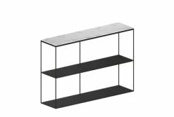 Slim Marbre Bookcase - / L 124 X H 83 Cm - Zeus